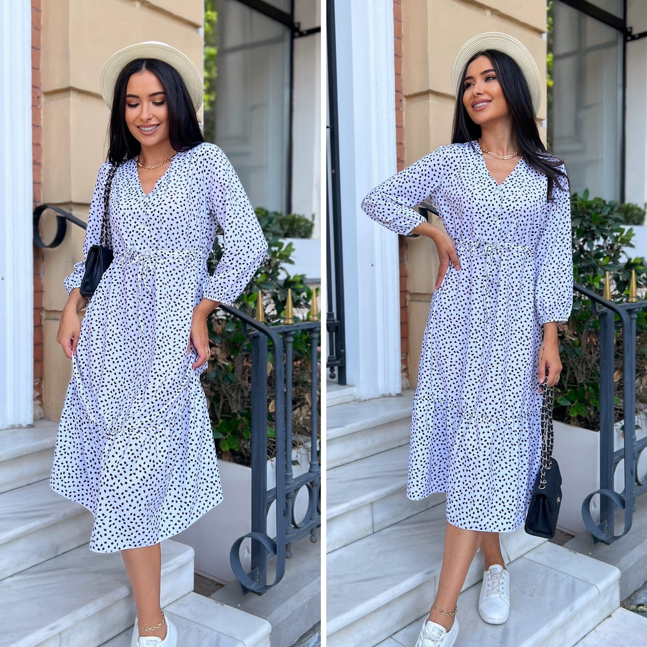 Романтична літня сукня в ретро стилі з шнурочком по талії, норма і батал великі розміри, фото 1