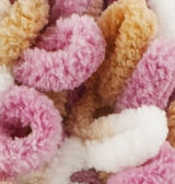 Нитки пряжа для в'язання велюрова плюшева петлями PUFFY FINE COLOR Паффи Файн Колор № 6402