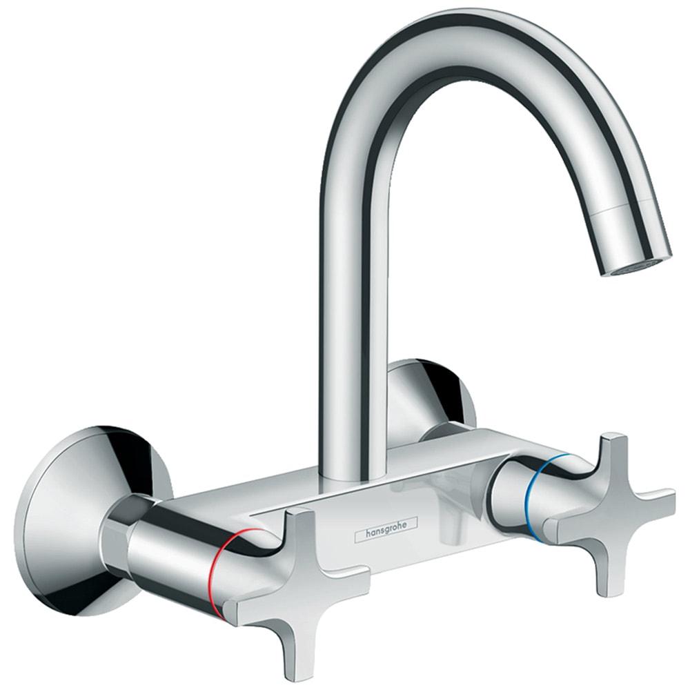 Змішувач двовентильний настінного монтажу HANSGROHE Logis M32 71286000 хром латунь 148287, фото 1