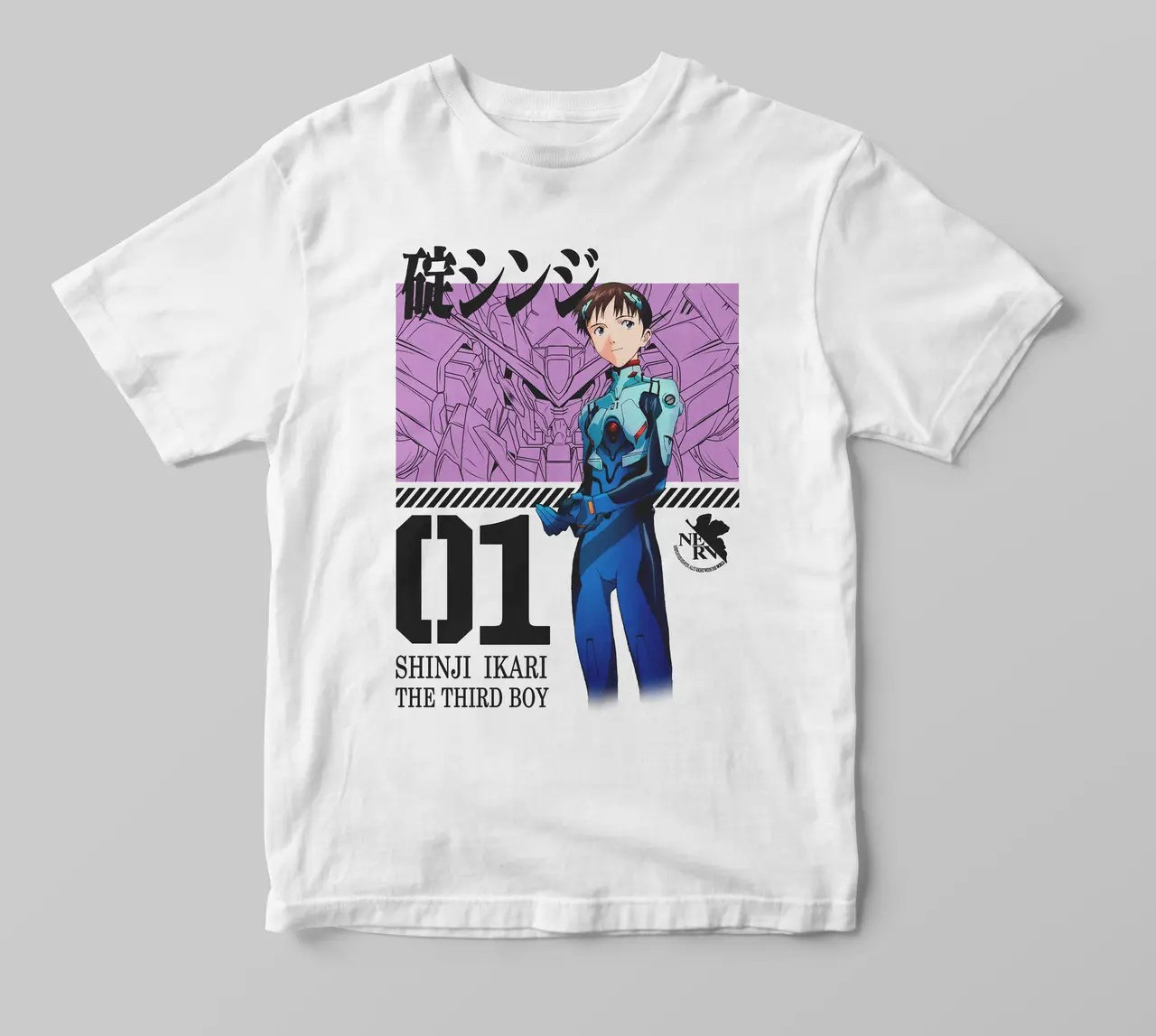 Футболка біла LOYS аніме Ikari 01 XS, фото 1