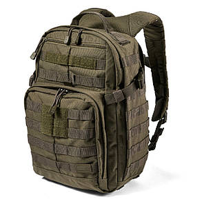 🔥 Тактичний рюкзак, військовий "5.11 Tactical RUSH 12 2.0" (Олива) 24 літрів, армійський, EDC. мультикам