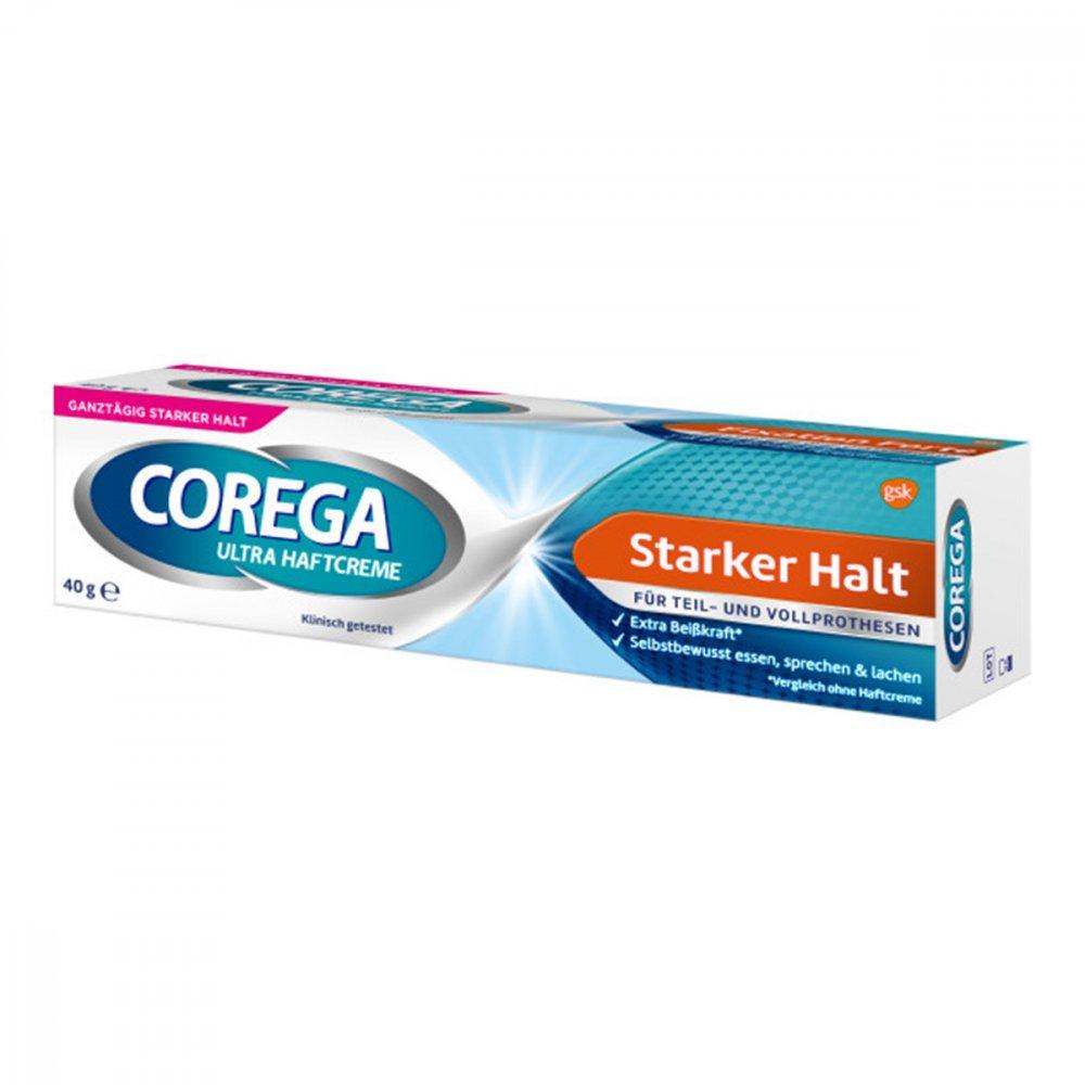 Корега/ Corega ультраміцний крем для зубних протезів Starker Halt 40 г