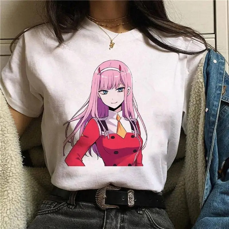 Футболка біла LOYS аніме Darling in the Franxx XS