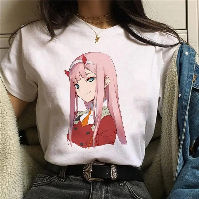Футболка білий LOYS аніме Darling in the Franxx код 002 XS