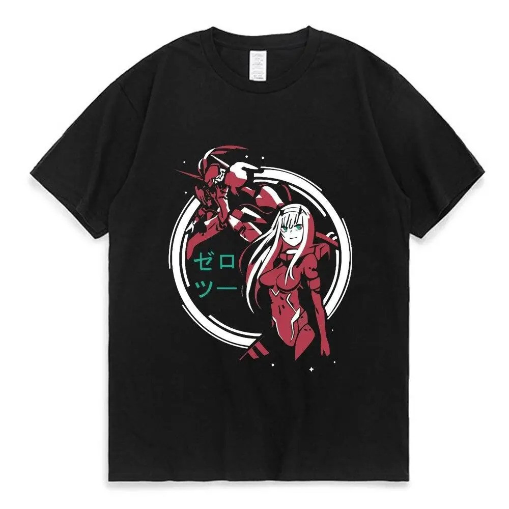Футболка чорна LOYS аніме Zero Two print XS