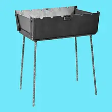 Мангал нержавійка чемодан на 06 шампурів