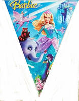 Святкова гірлянда прапорці Барбі