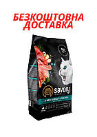 Savory (Сейворі) сухий корм для кошенят з куркою та індичкою, 2 кг