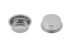 Фильтр-сито на две пор. D=54-49mm (конус) D кромки=62mm H=21mm (с фикс.) для кофеварки DeLonghi