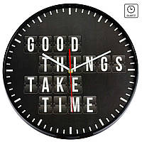 Часы кварцевые настенныеTechnoline 775485 Good Things Take Time (775485)