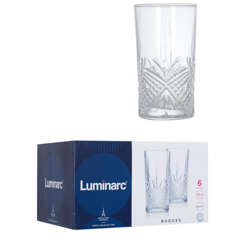 Набір склянок LUMINARC RHODES