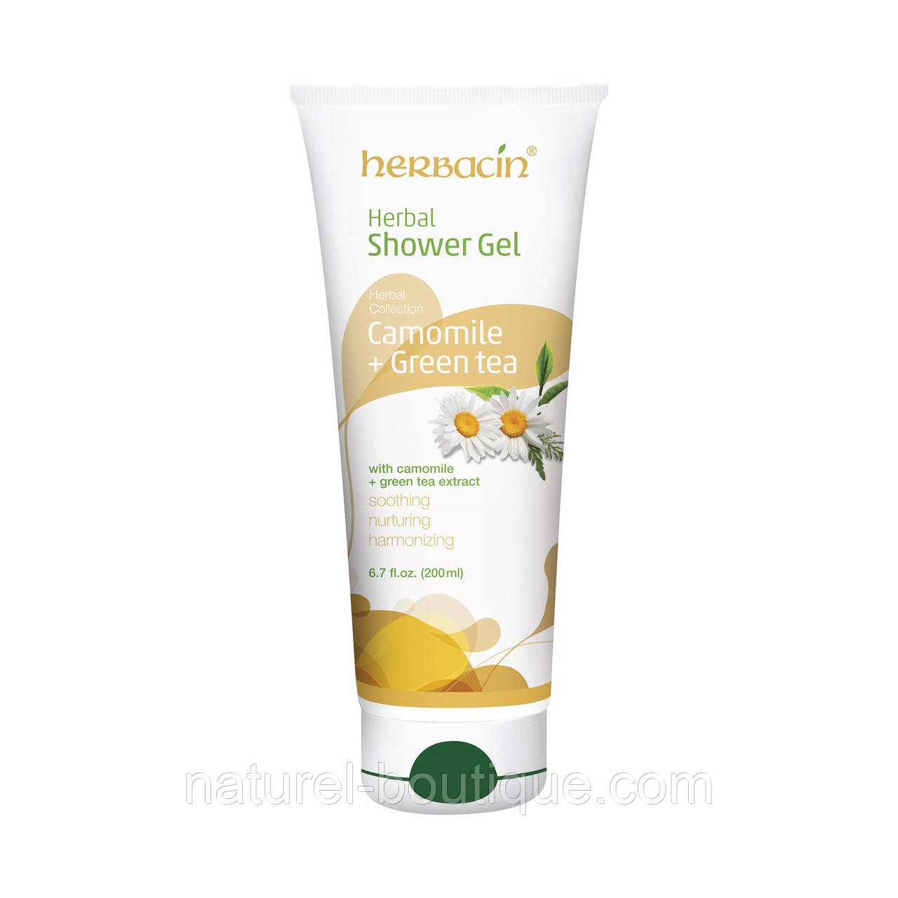 Гель для душу HERBACIN Herbal Ромашка зелений чай