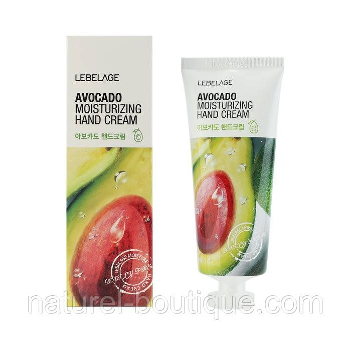 Крем для рук зволожувальний Lebelage Daily Avocado Moisturizing Hand Cream з авокадо