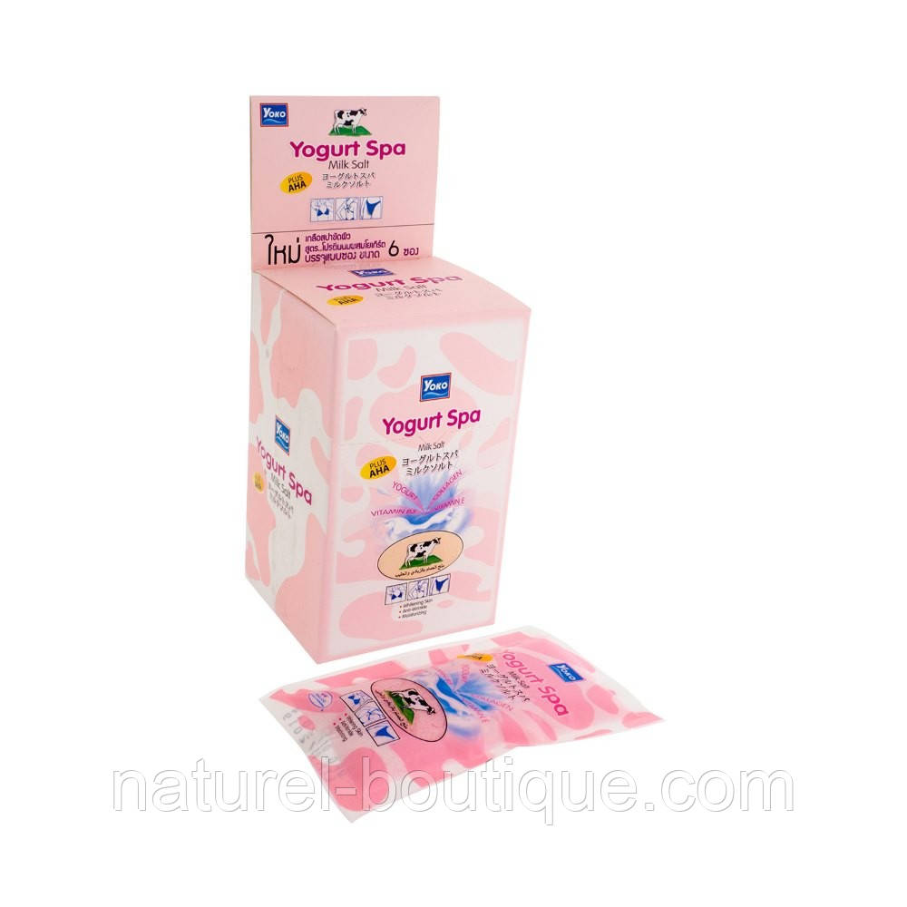 Скраб-соль для тіла Yoko Yogurt Spa Milk Salt Plus Aha, фото 1