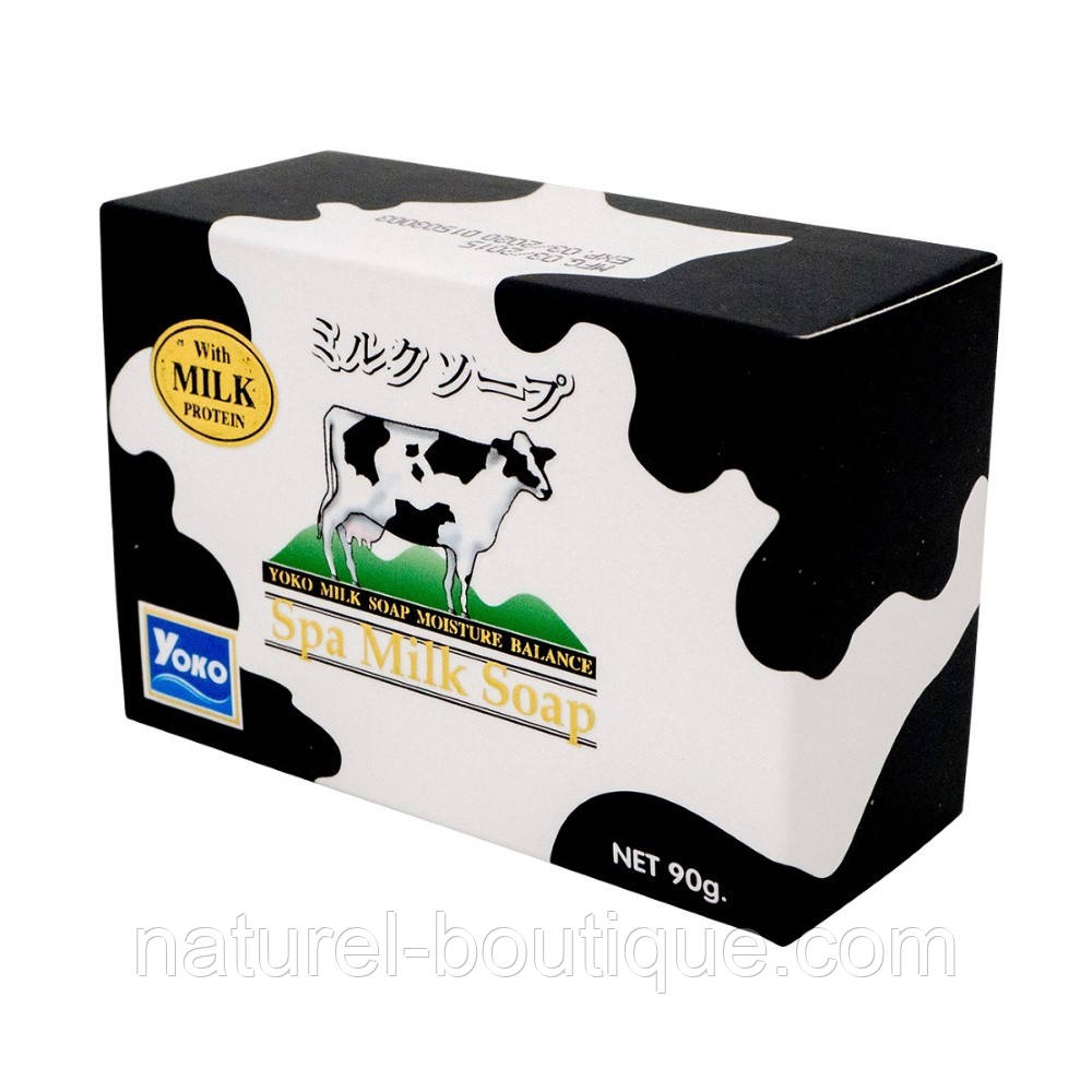Мило косметичне Yoko Spa Milk Soap з протеїнами молока 90 г, фото 1