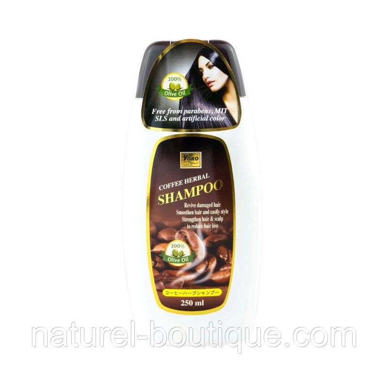 Шампунь для волосся Yoko Gold Coffee Herbal, фото 1