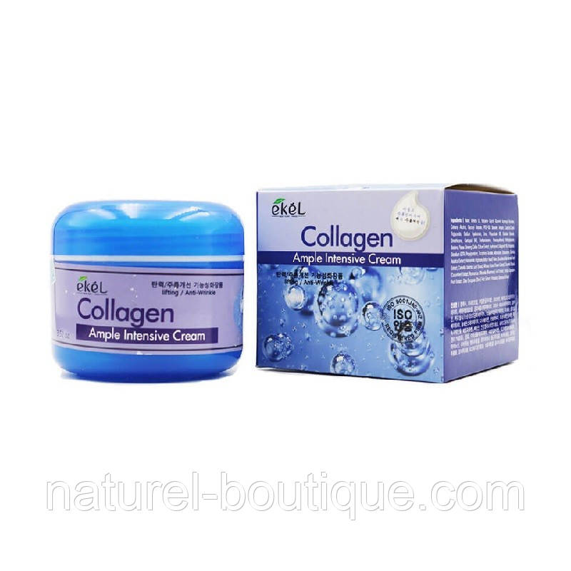 Крем для обличчя Ekel Collagen Ample Intensive Cream з екстрактом колагену, фото 1