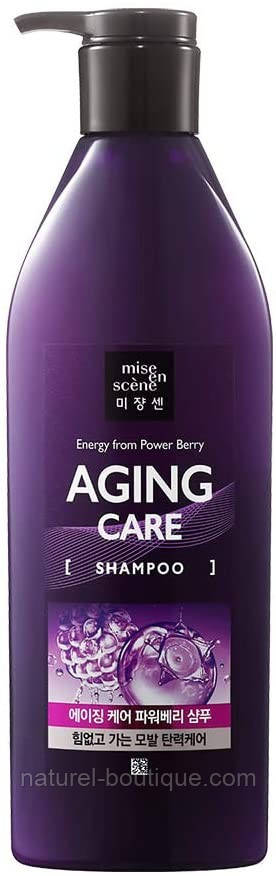Шампунь Mise en Scene Aging Care для зміцнення слабкого та ламкого волосся 680 мл