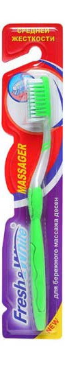 Зубна щітка Meggi Fresh&White Massager, середньої жорсткості, фото 1