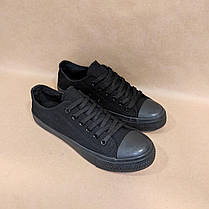 Чорні Кеди чоловічі конверси converse льотні тексти, фото 5