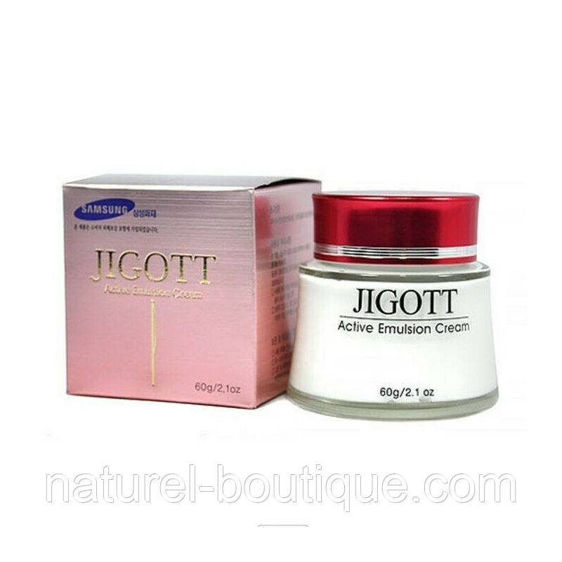 Крем для обличчя Jigott Active Emulsion cream інтенсивно зволожувальний