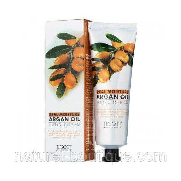 Крем для рук Jigott Real Moisture Argan Oil hand cream з аргановою олією