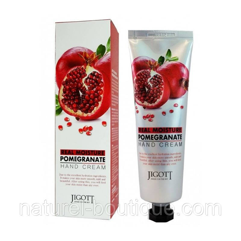 Крем для рук Jigott Real Moisture Pomegranate hand cream з екстрактом граната, фото 1
