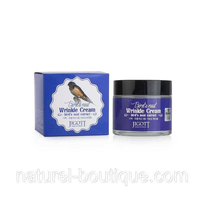 Крем для обличчя Jigott Bird's Nest Wrinkle cream з екстрактом гнізда ластівки, фото 1
