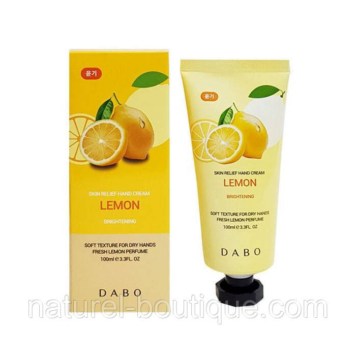 Крем для рук Dabo Skin Relife Hand Cream Lemon з екстрактом лимона