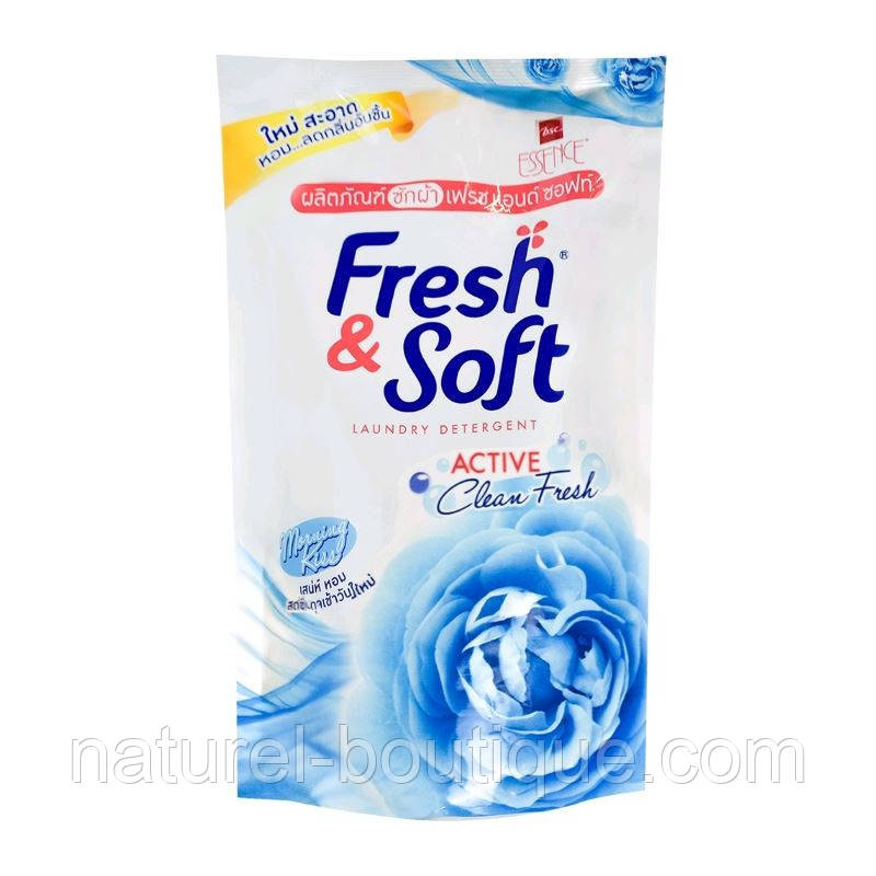Гель для прання тканин Lion ESSENCE Fresh Soft Morning Kiss запаска 400 мл