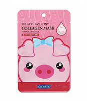 Маска тканевая для лица Milatte Fashiony Collagen Mask с коллагеном