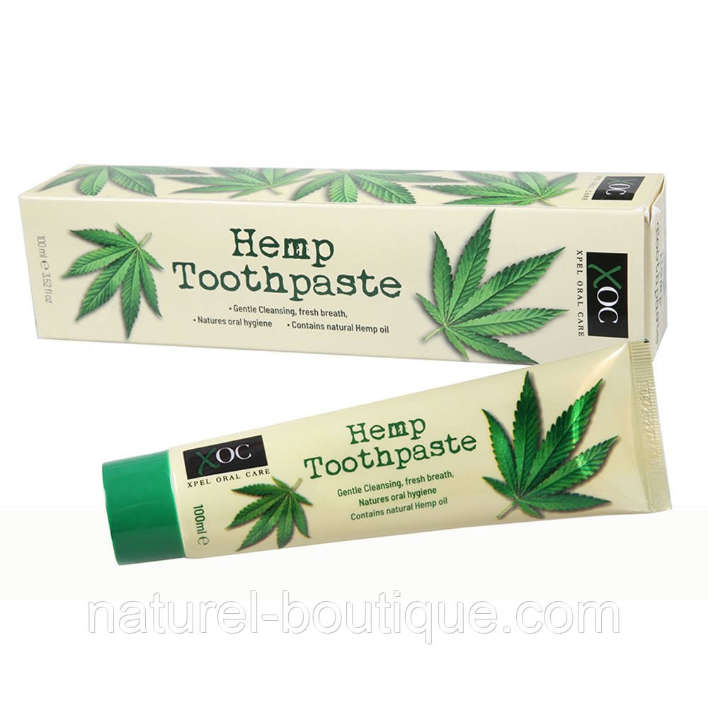 Зубна паста XPEL Hemp Toothpaste з екстрактом конопель, фото 1