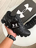 Кросівки чоловічі Under Armour, чорно білі, демісезонні, фото 4
