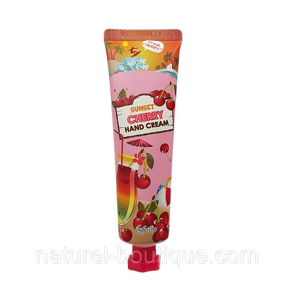 Крем для рук Esfolio Sunset Cherry Hand Cream вишневий захід