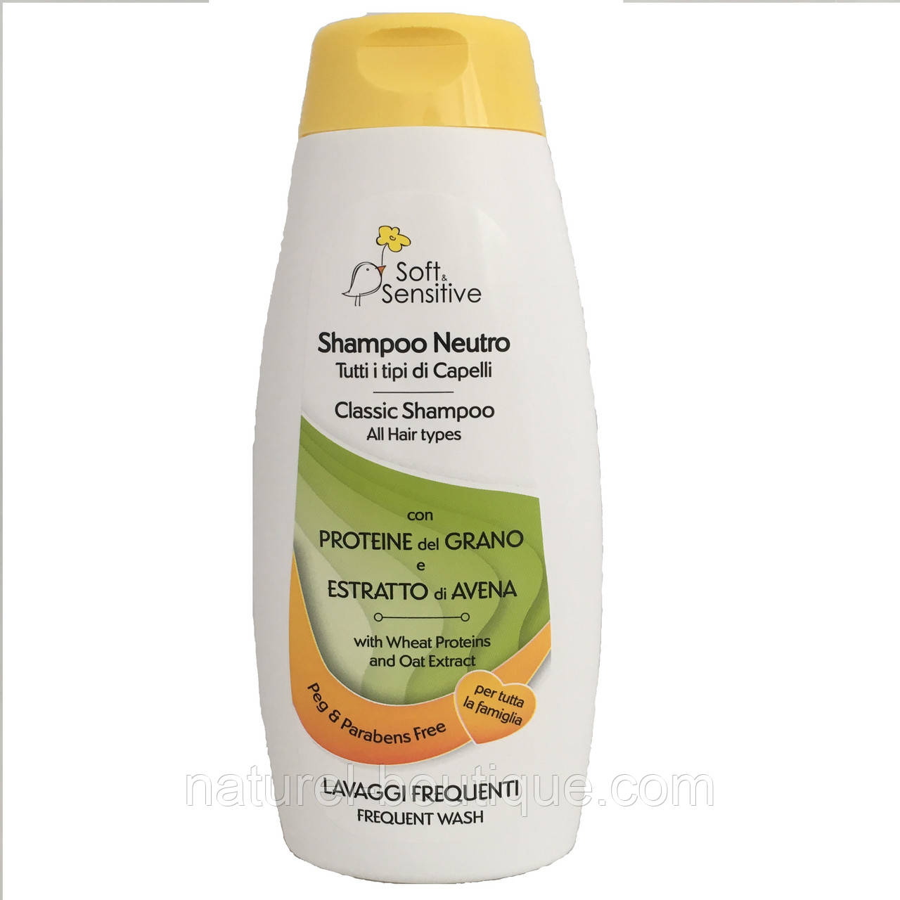 Шампунь Soft and sensitive для волосся класичний, фото 1