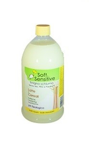 Піна для ванн Soft and sensitive молоко та злаки