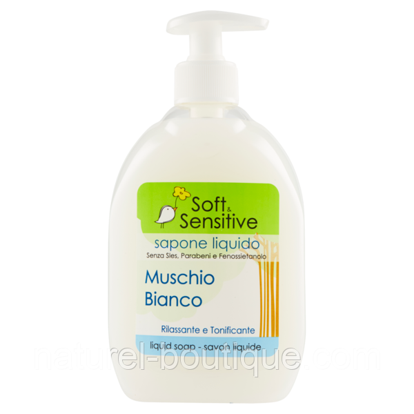 Мило Soft and sensitive Білий мускус