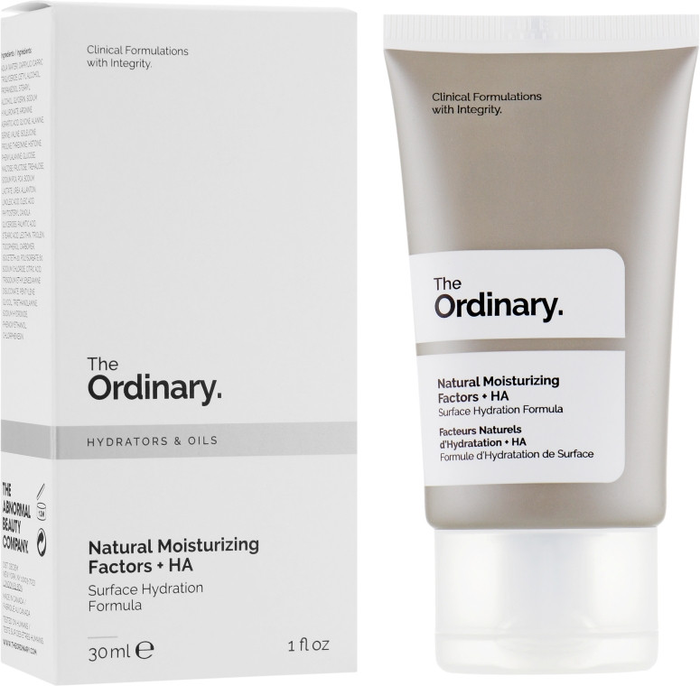 Крем зволожуючий з гіалуроновою кислотою The Ordinary Natural Moisturizing Factors + HA 30 ml