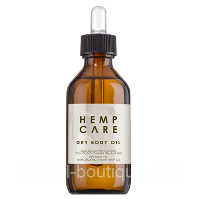 Олія для сухої шкіри HEMP CARE з органічною італійською олією конопель
