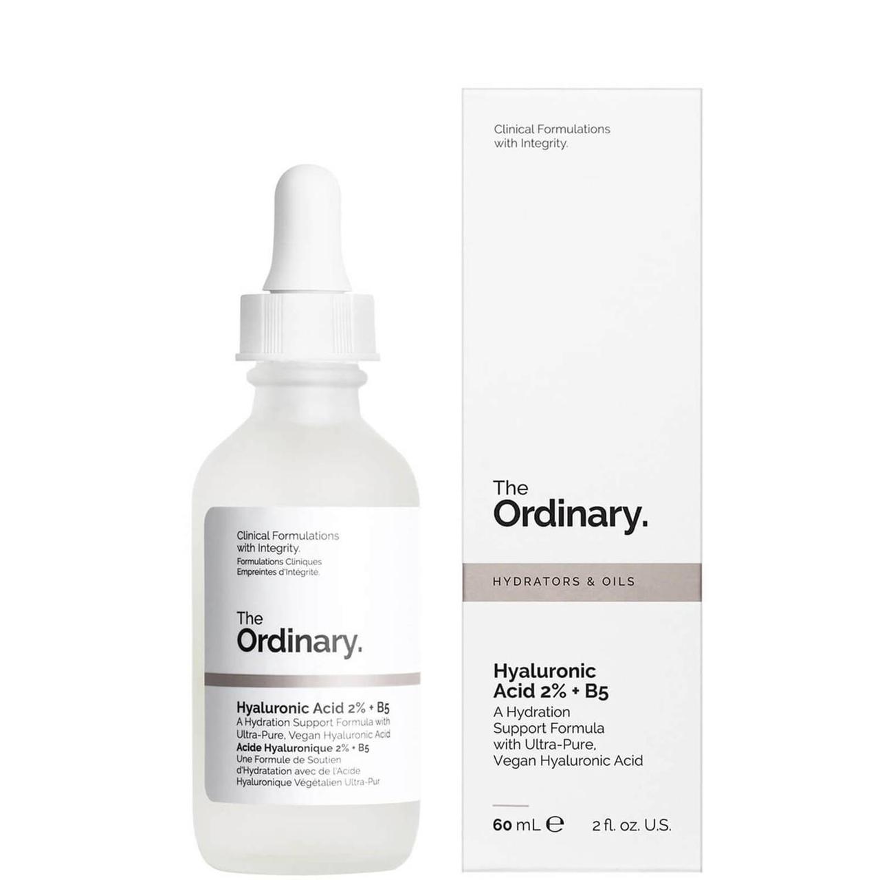 Cироватка з гіалуроновой кислотой і вітаміном B5 The Ordinary Hyaluronic Acid 2% + B5 60 ml