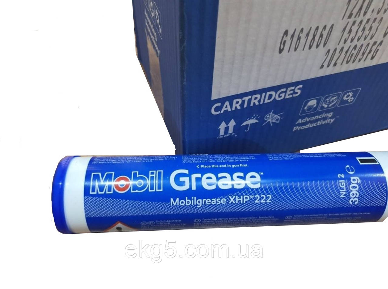 Олія Mobil Grease XHP 222 0.4 кг (Синя)