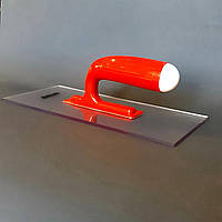 Терка для декоративних штукатурок пластикова прозора 280мм х 125мм