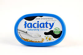 Вершковий сир Laciaty 135 г (Польща) Naturalny