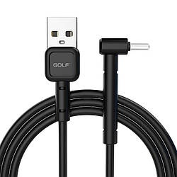 Кабель Golf USB - Type C GC-69 3A 1 метр Black (90748)