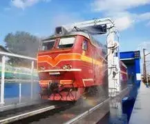 Установка для миття вагонів і локомотивів