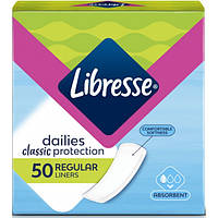 Ежедневные гигиенические прокладки Libresse Pantyliners Classic, 50 шт