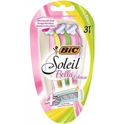 Набір бритв без змінних картриджів BIC Soleil Bella Colours, 3 шт.