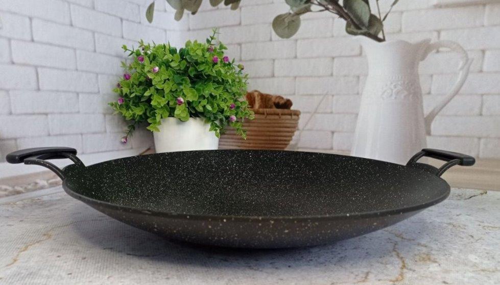 Сковорода ВОК турецкая O.M.S Collection 3225-40 см Black, фото 1