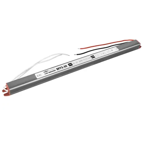 Блок живлення герметичний BIOM Professional BPFS-60-12, 12V, 60W, 5А, металевий корпус, IP67