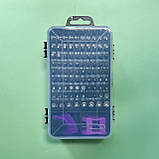 Набір (96 в 1) інструментів, біт, насадок, головок, фото 4